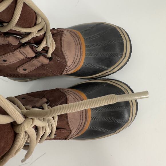 Sorel Joan of Arctic Snow Brown Waterproof Leather Womens Boots NL1540‎ Size 6 - Picture 8 of 8
